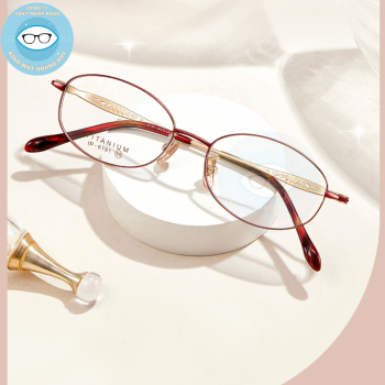 Gọng kính kim loại mã 6191